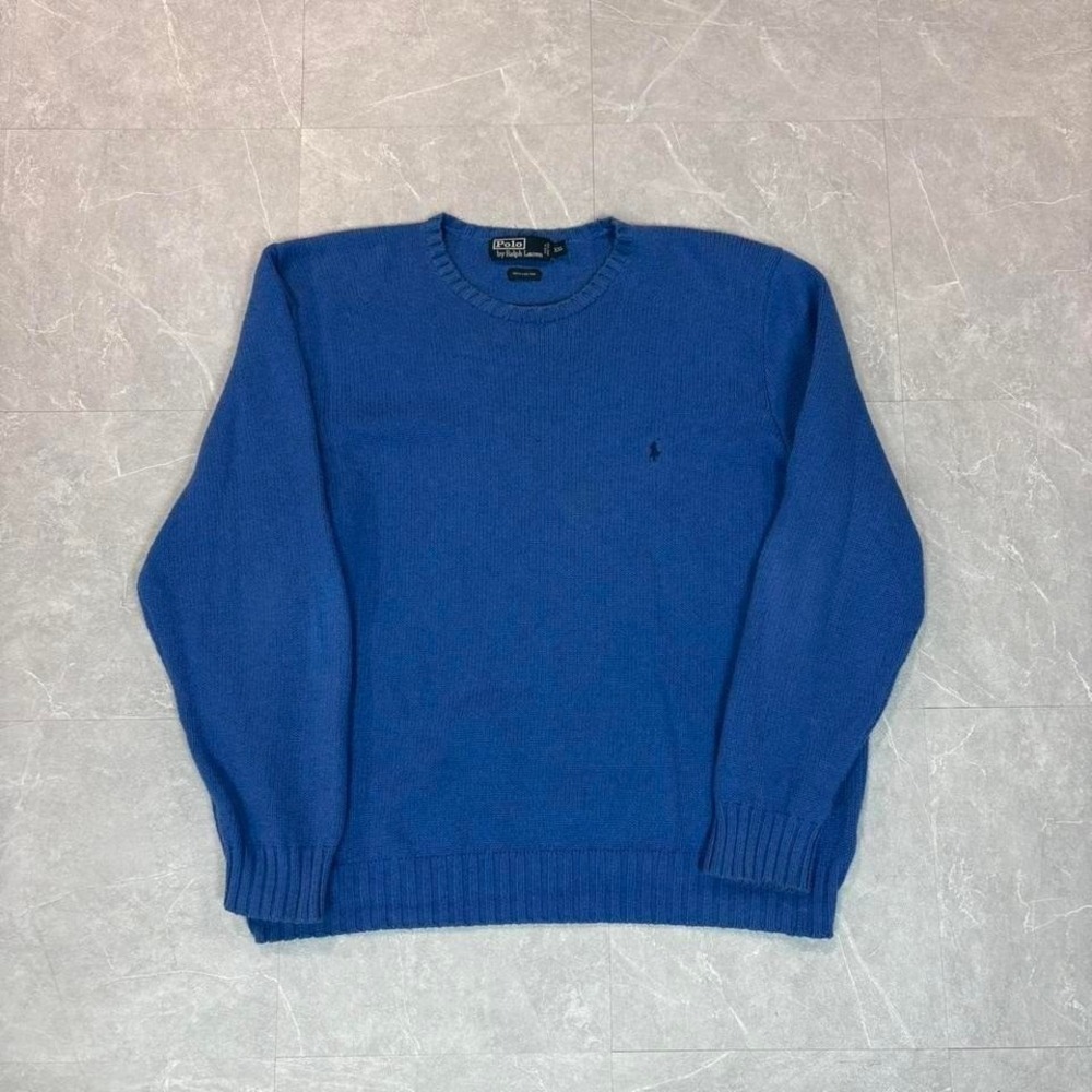1990's‎ Blue polo Ralph Lauren sweater